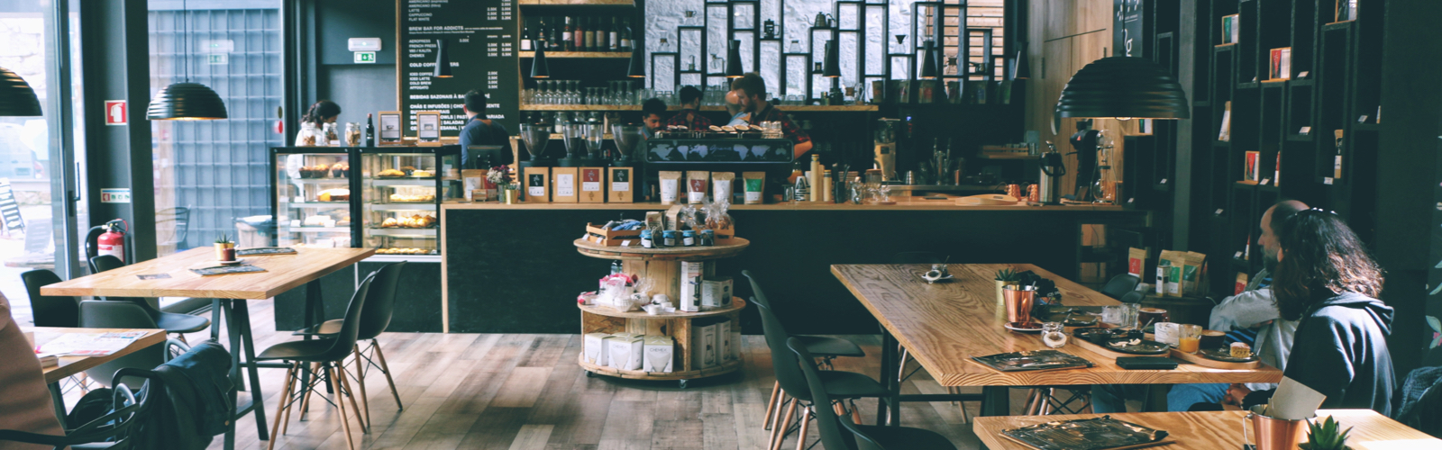 inside a cafe