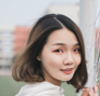 person with short hair